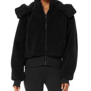 Alo Foxy Sherpa jacket-black